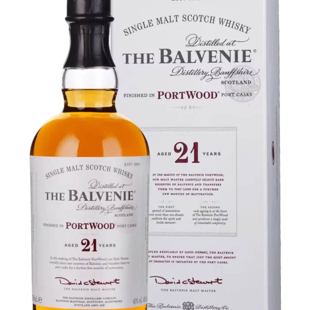 The Balvenie Portwood 21 Year Old Single Malt Scotch Whisky, 70 cl