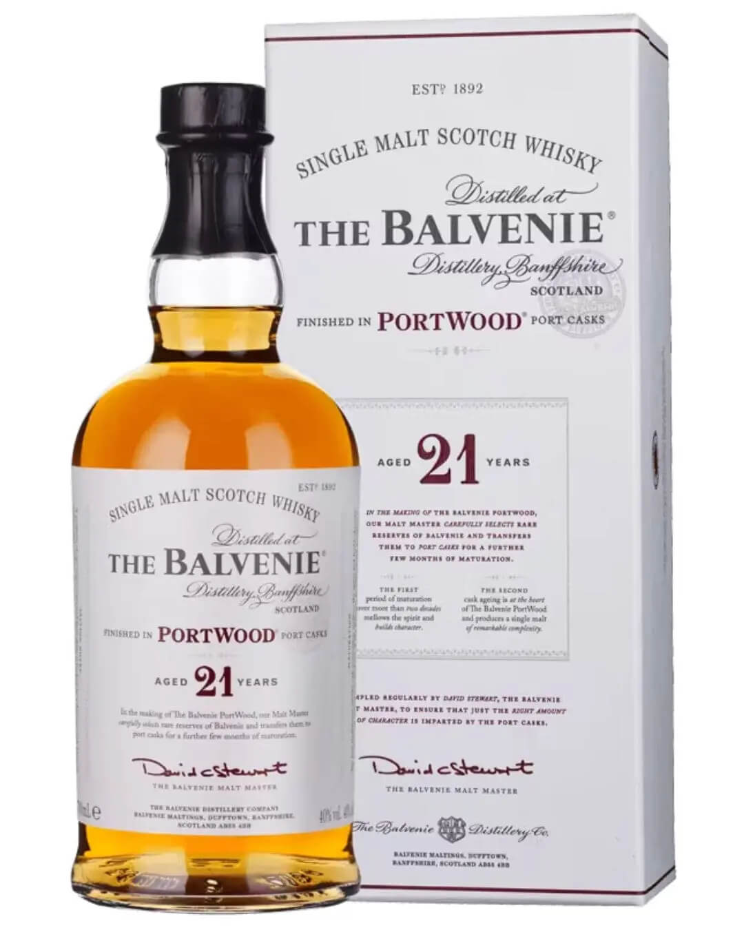 The Balvenie Portwood 21 Year Old Single Malt Scotch Whisky, 70 cl