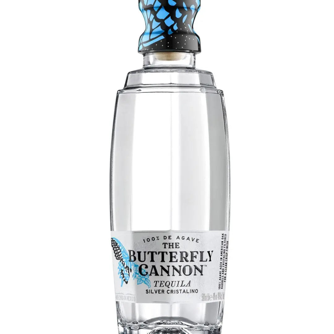 The Butterfly Cannon Cristalino Blanco Tequila, 50 cl