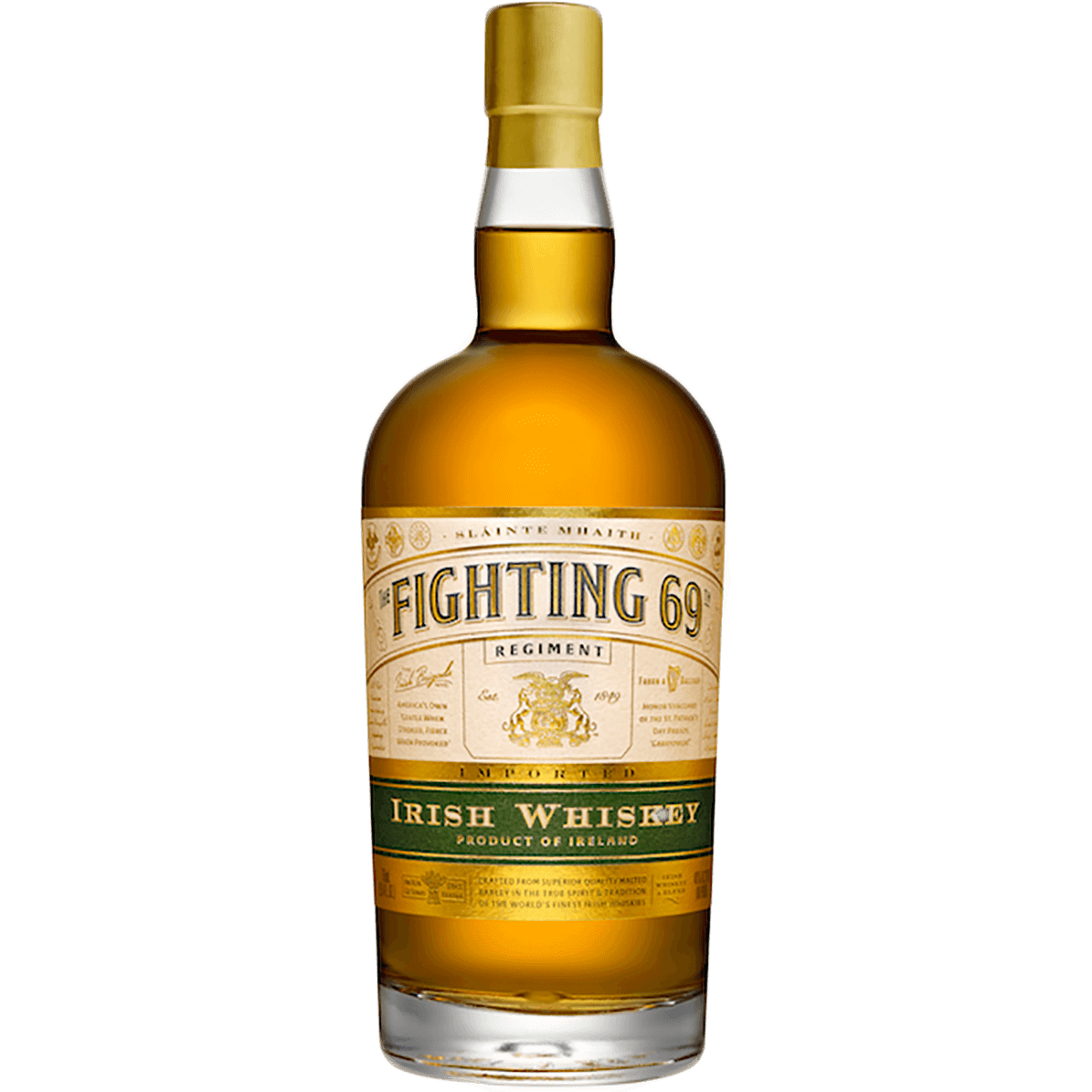 The Fighting 69th Irish Whiskey Keg N Bottle Bottle Pick (750 mL)