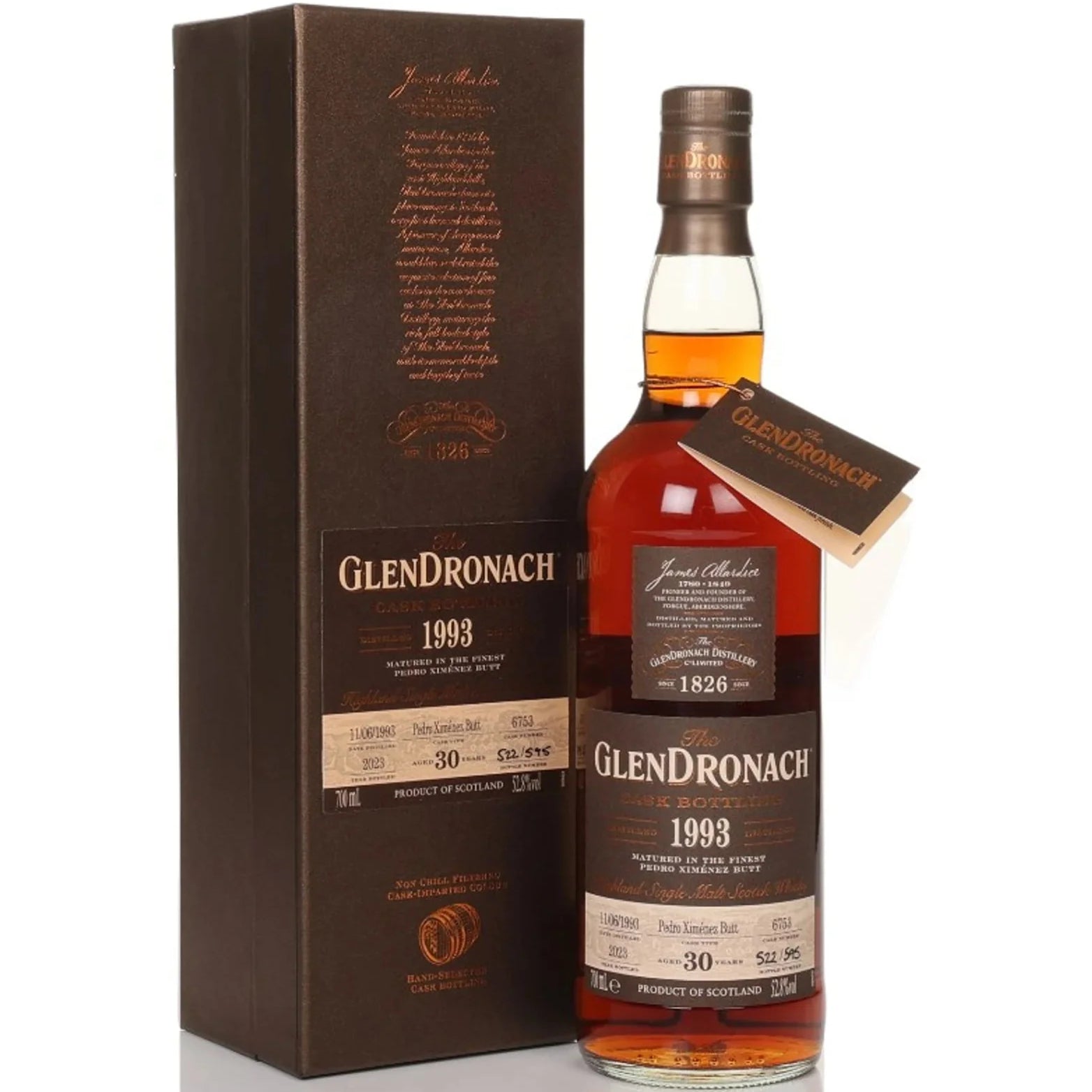 The Glendronach 1993 30 Year Highland Single Malt Scotch Whiskey (750mL)