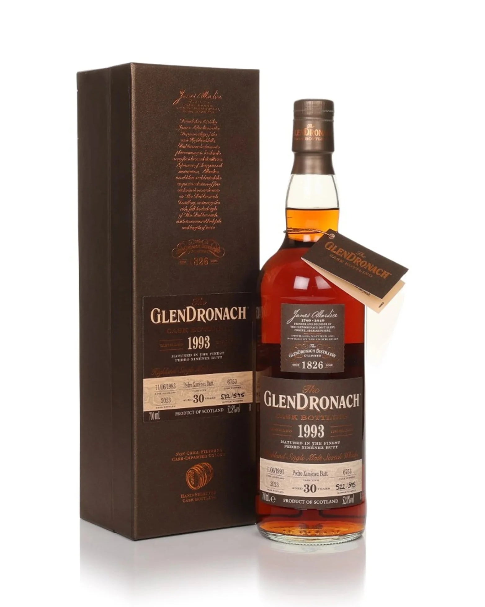 The Glendronach 1993 30 Year Highland Single Malt Scotch Whiskey (750mL)