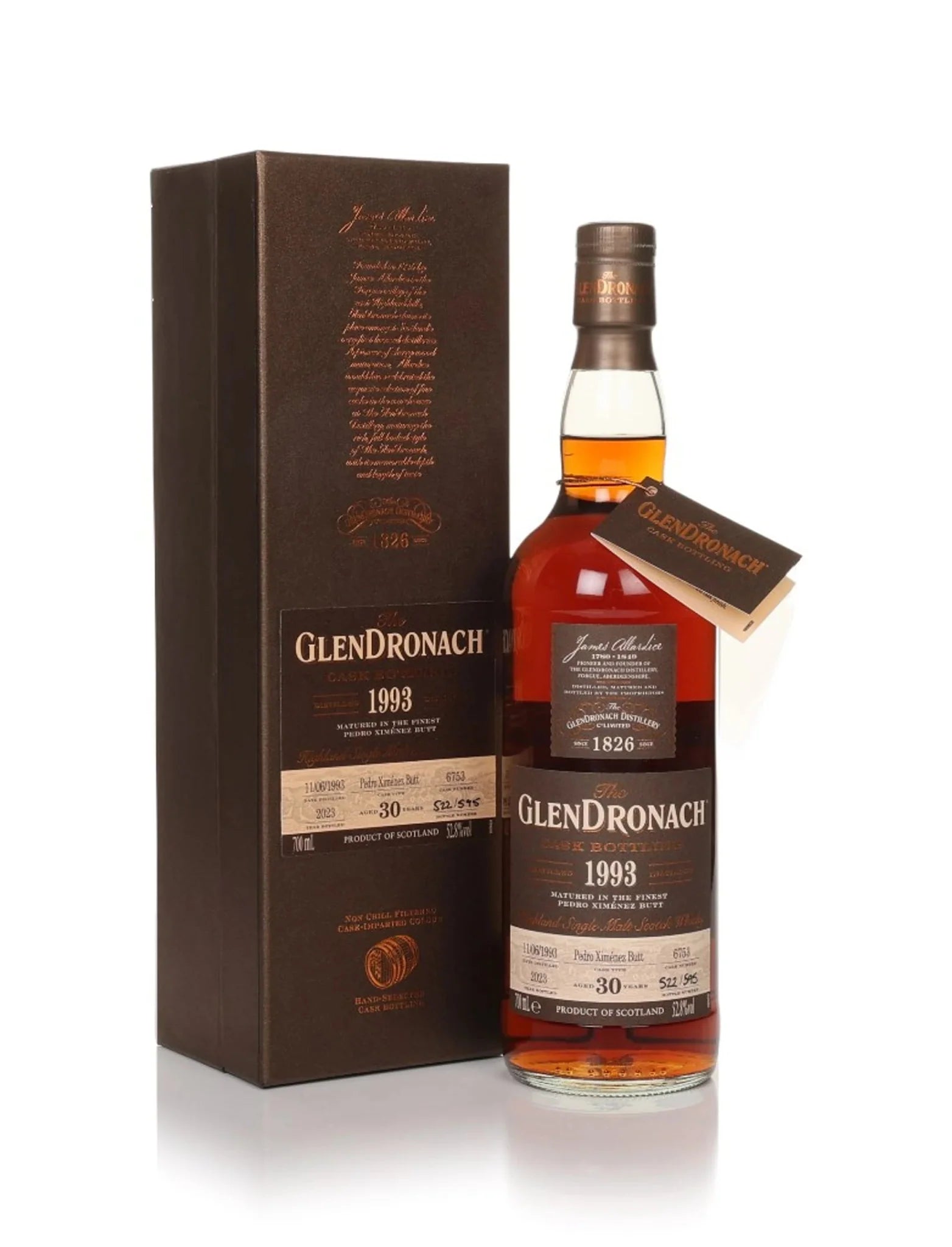 The Glendronach 1993 30 Year Highland Single Malt Scotch Whiskey (750mL)
