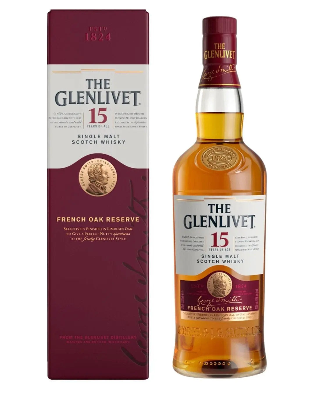 The Glenlivet 15 Year Old Whisky, 70 cl