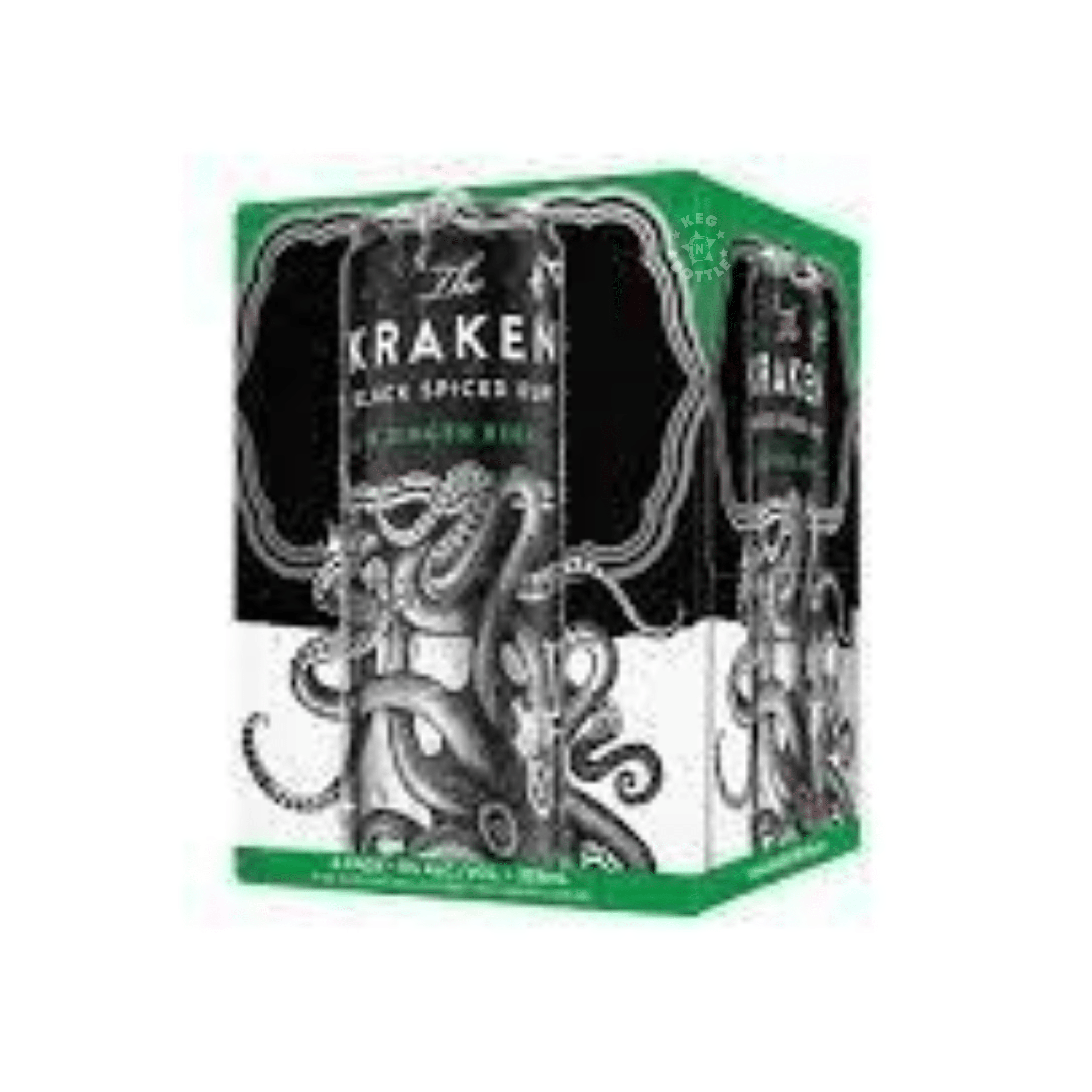 The Kraken Black Spiced Rum & Gnger Beer RTD (4 Pack)