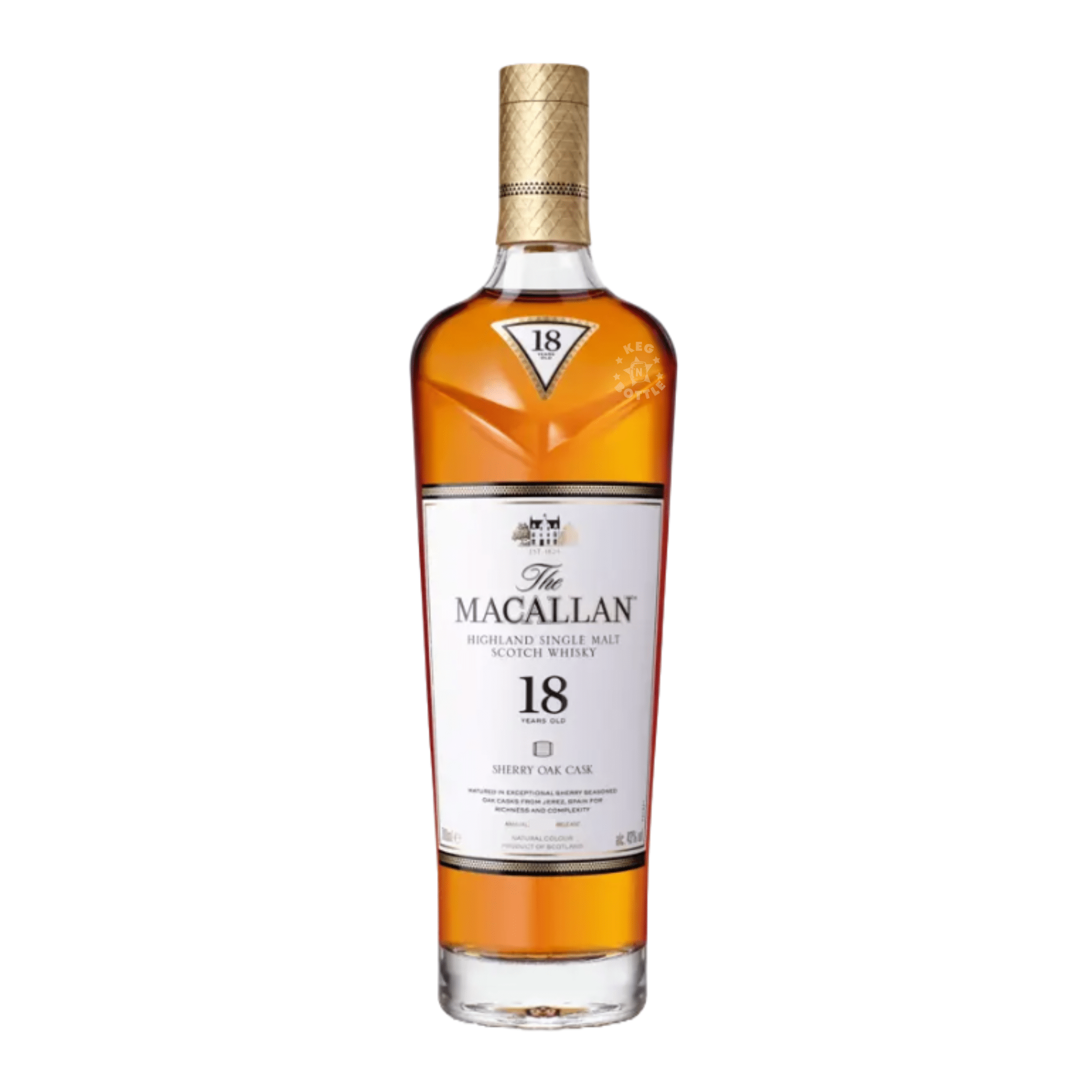 The Macallan 18 Year Sherry Oak Single Malt Scotch Whisky (750 ml)