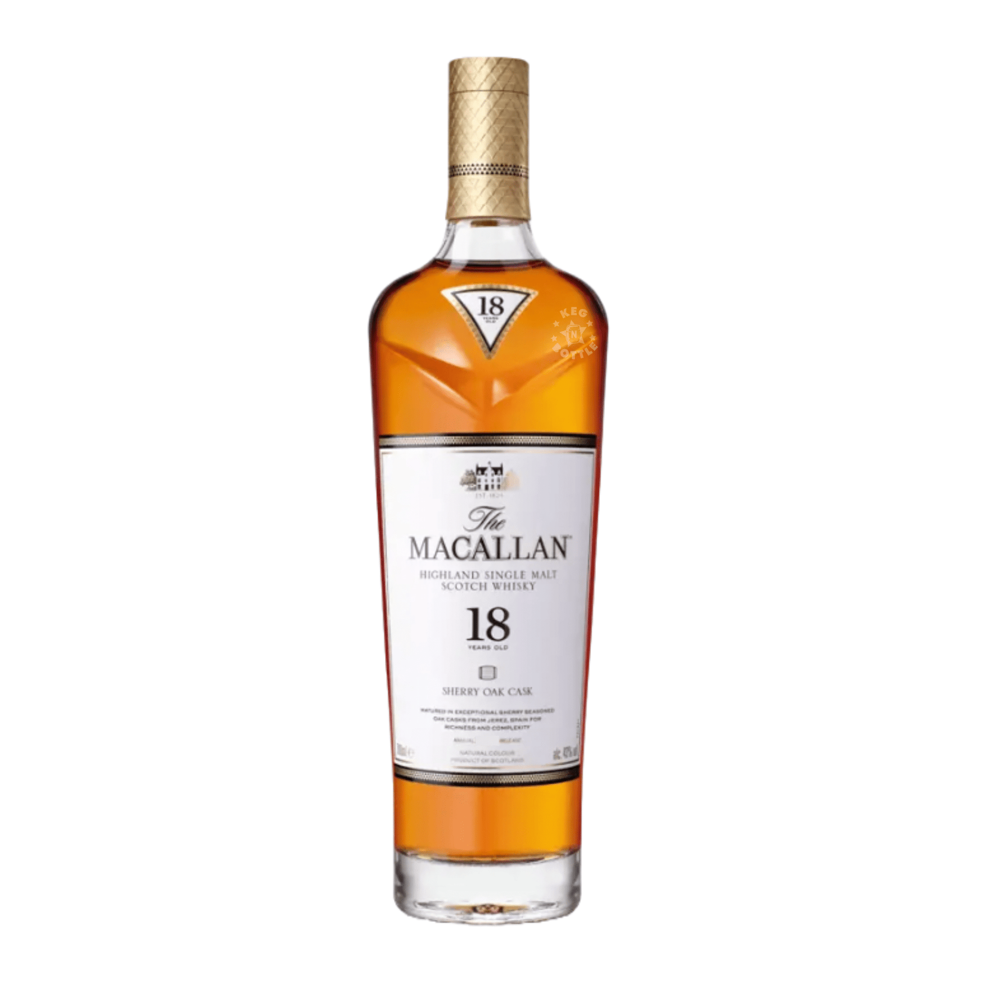 The Macallan 18 Year Sherry Oak Single Malt Scotch Whisky (750 ml)