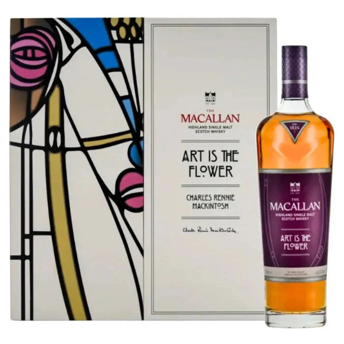 The Macallan Art is the Flower Highland Single Malt Whiskey (700mL)