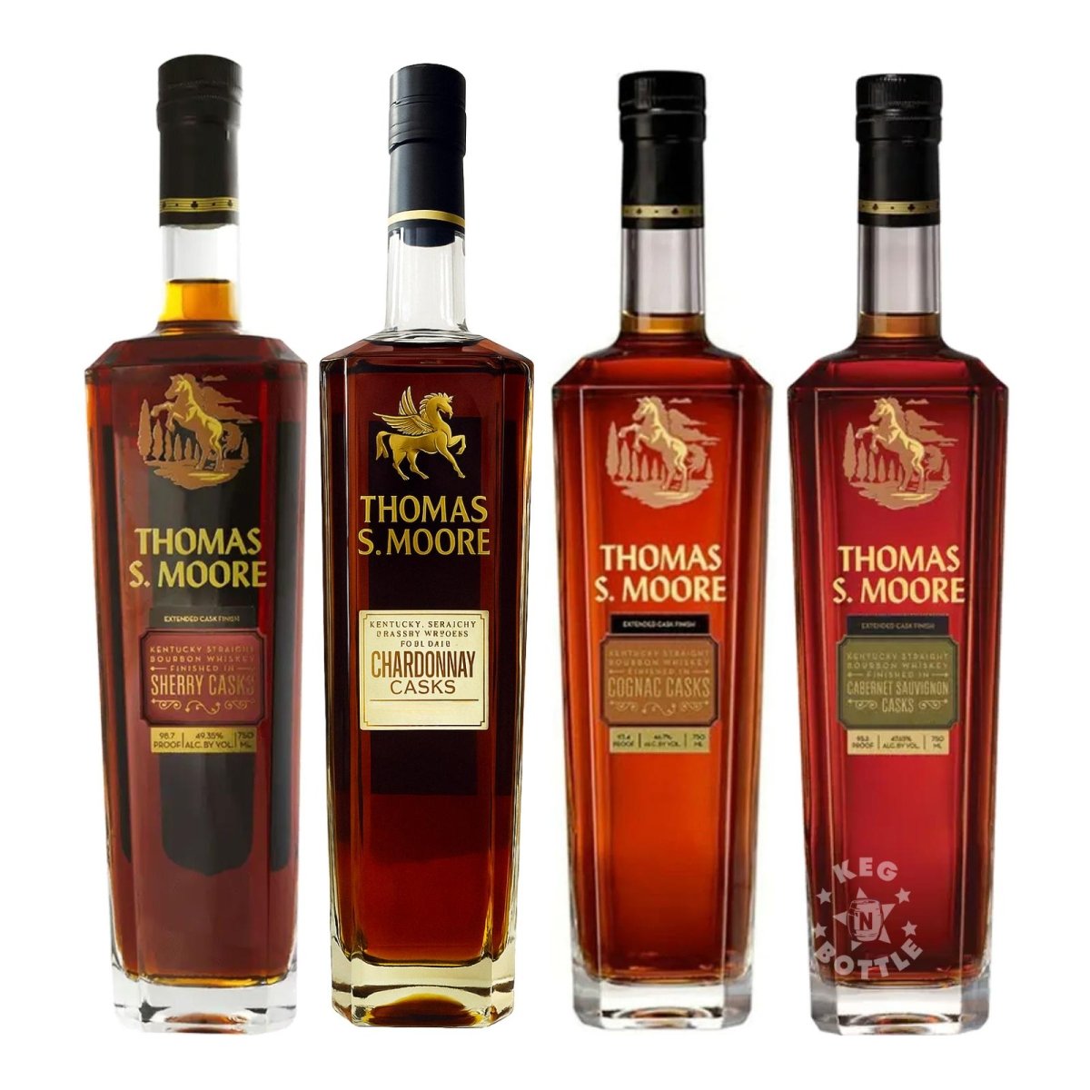 Thomas S. Moore Bourbon Combo Pack (4 x 750 ml)