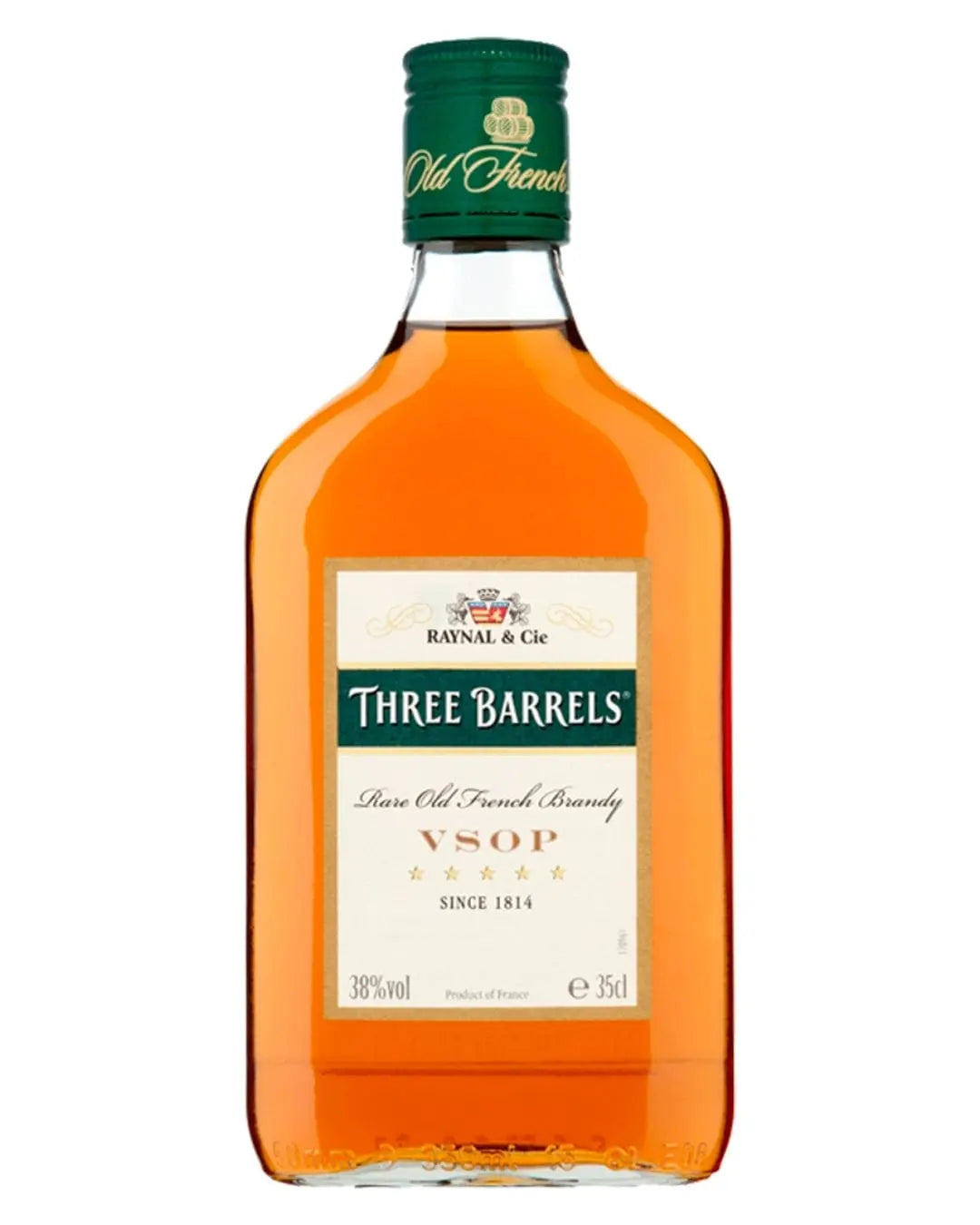 Three Barrels VSOP Brandy, 35 cl