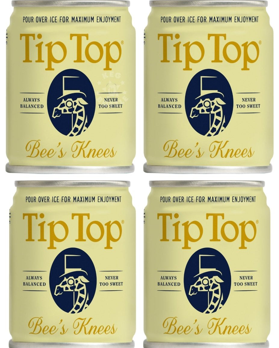 Tip Top Bee's Knees Gin Cocktail - 4 Pack (100 ml)
