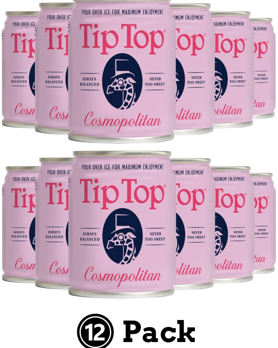 Tip Top Cosmopolitan Gin Cocktail - 12 Pack (100 ml)