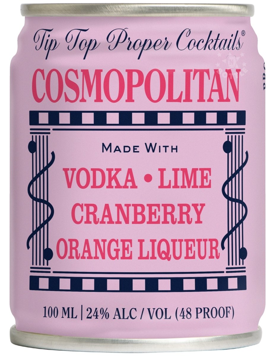 Tip Top Cosmopolitan Gin Cocktail - 4 Pack (100 ml)