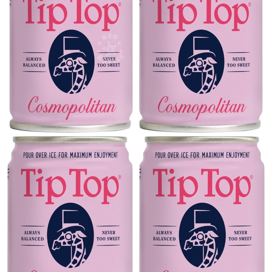 Tip Top Cosmopolitan Gin Cocktail - 4 Pack (100 ml)