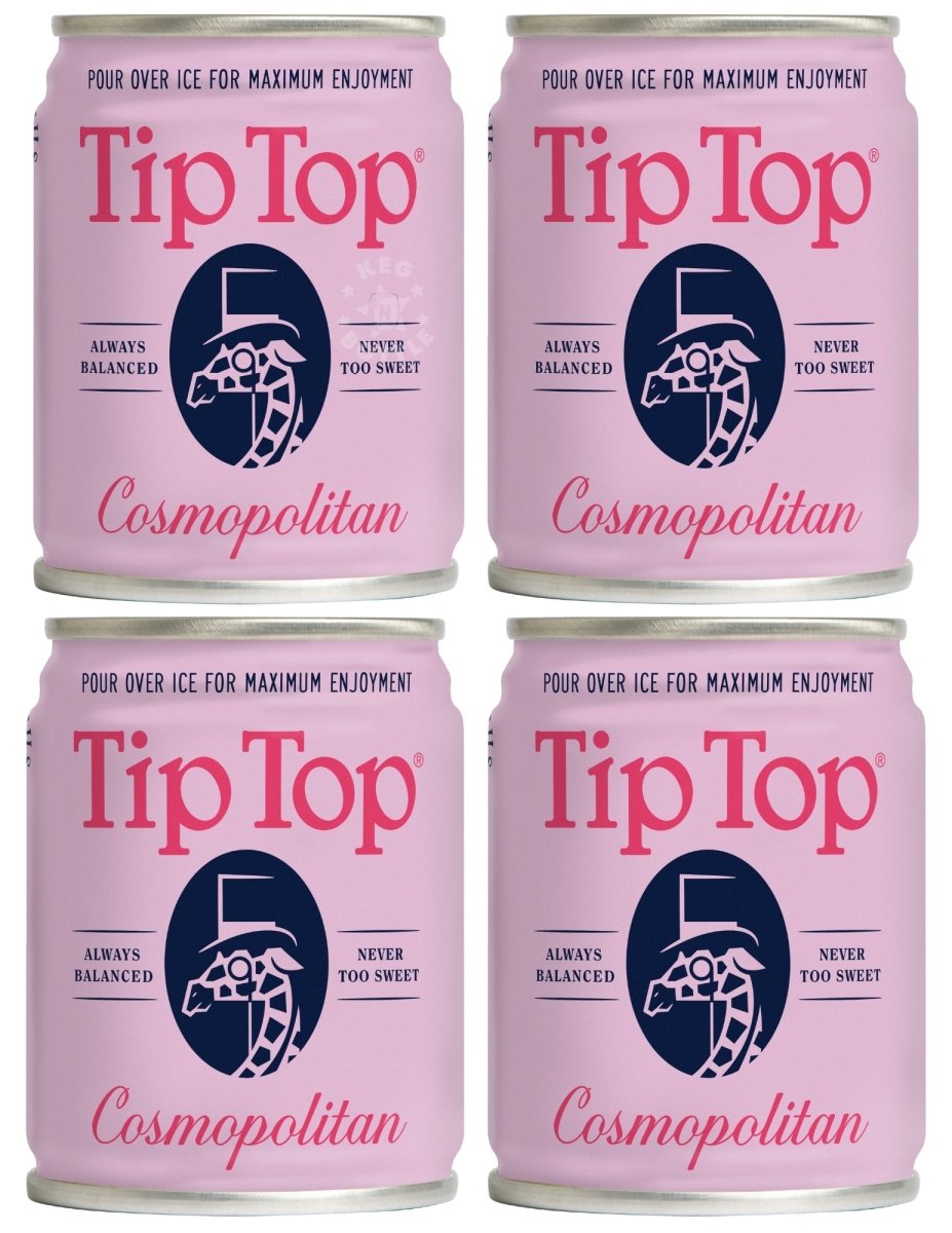 Tip Top Cosmopolitan Gin Cocktail - 4 Pack (100 ml)