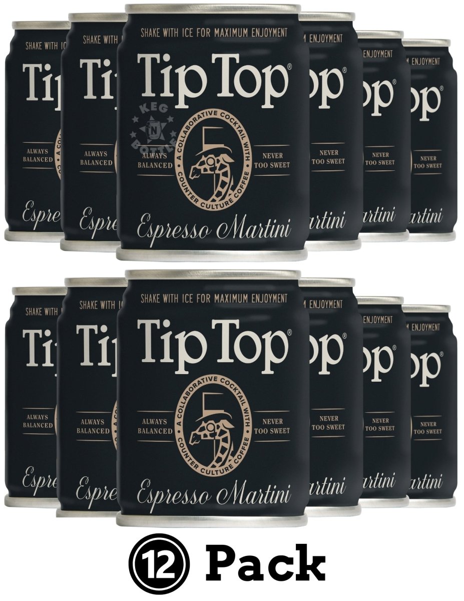 Tip Top Espresso Martini Cocktail - 12 Pack (100 ml)