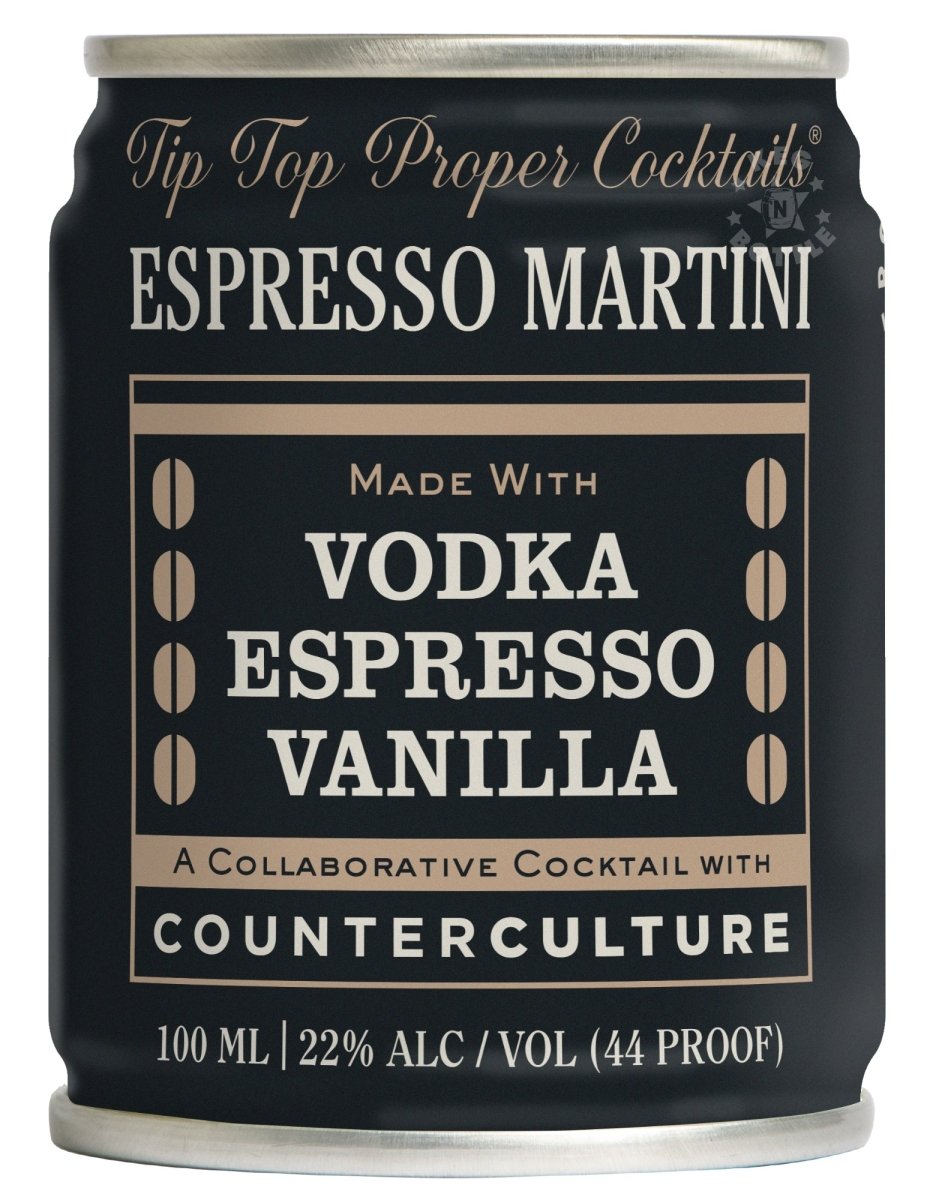 Tip Top Espresso Martini Cocktail - 12 Pack (100 ml)
