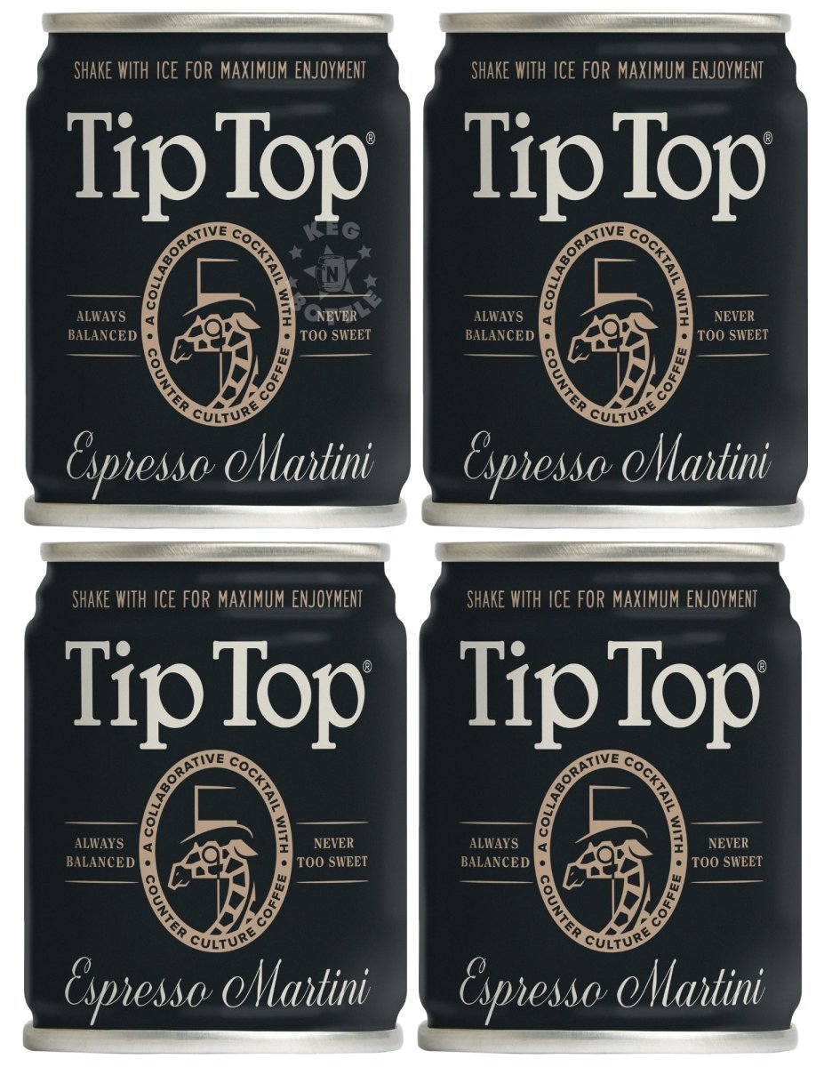 Tip Top Espresso Martini Cocktail - 4 Pack (100 ml)
