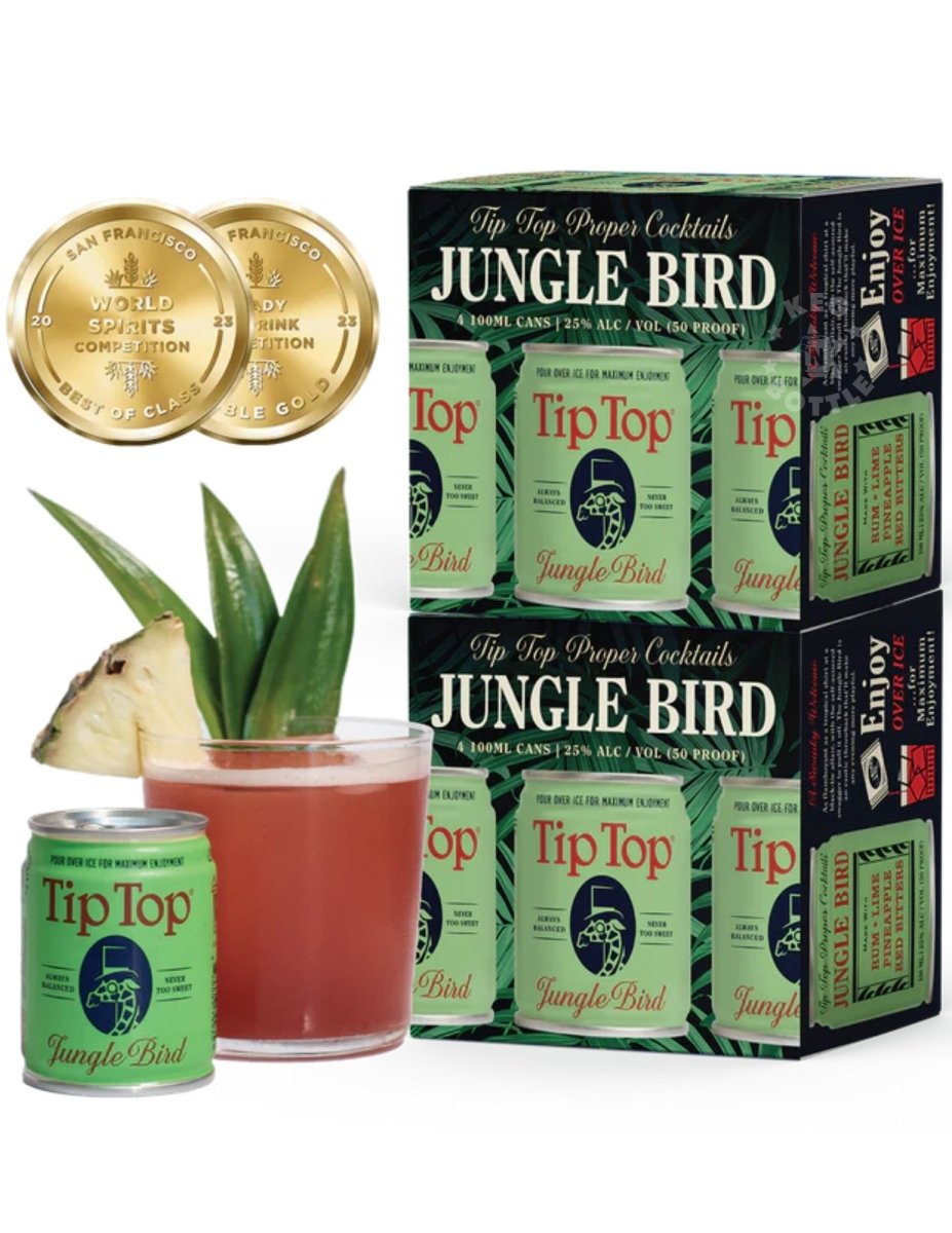 Tip Top Jungle Bird Rum Cocktail - 4 Pack (100 ml)