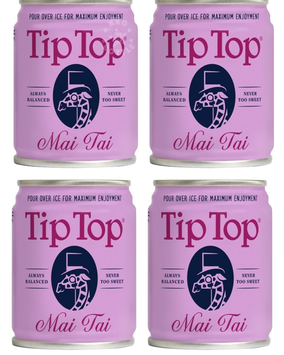 Tip Top Mai Tai Rum Cocktail - 4 Pack (100 ml)