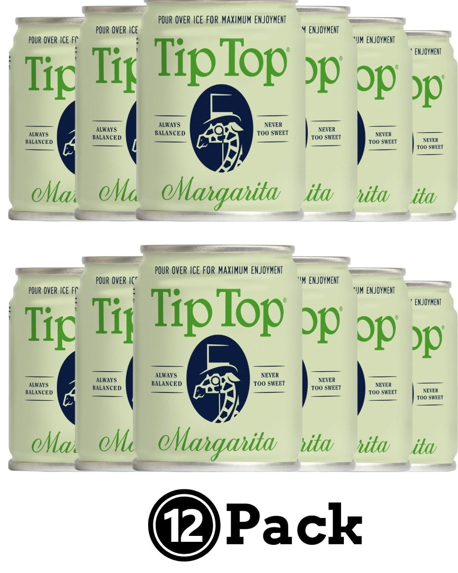 Tip Top Margarita Tequila Cocktail - 12 Pack (100 ml)
