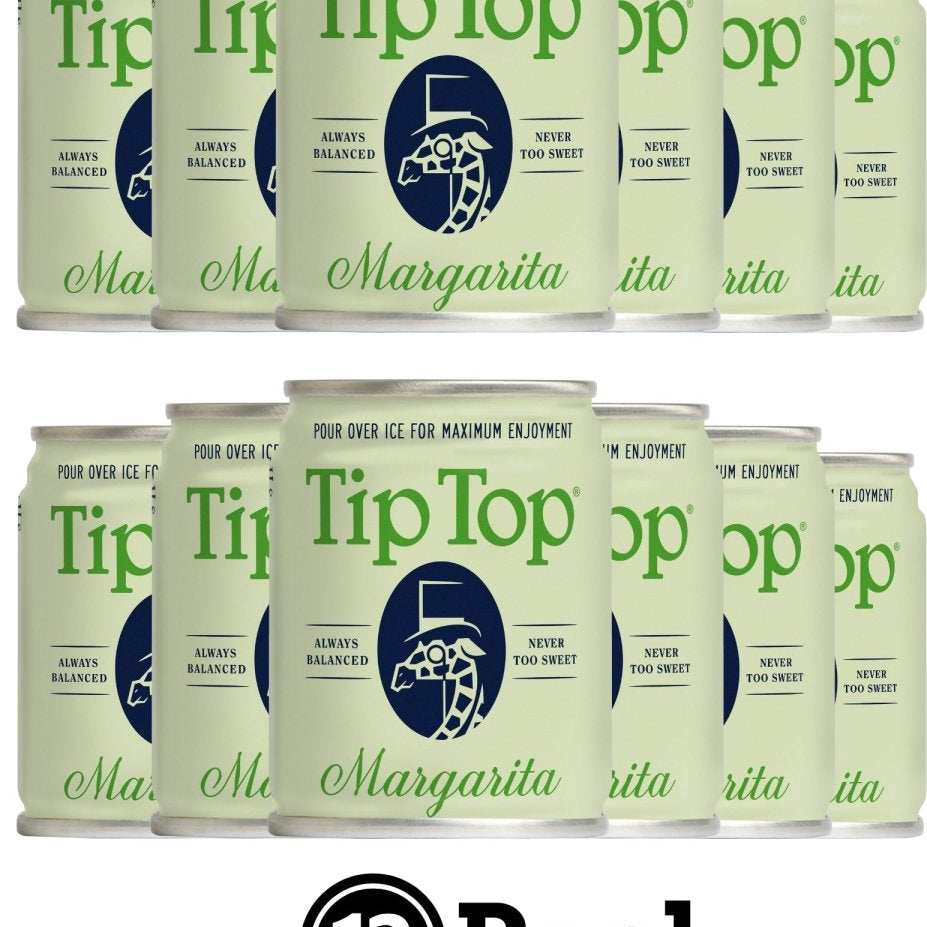 Tip Top Margarita Tequila Cocktail - 12 Pack (100 ml)