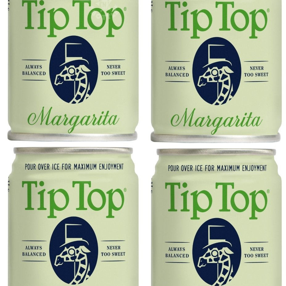 Tip Top Margarita Tequila Cocktail - 4 Pack (100 ml)