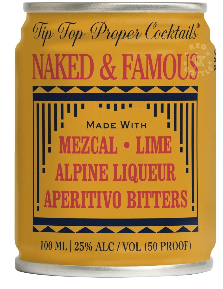 Tip Top Naked & Famous Mezcal Cocktail - 4 Pack (100 ml)