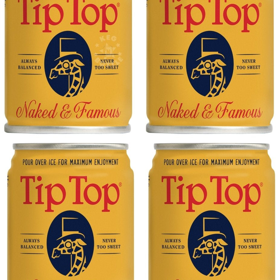 Tip Top Naked & Famous Mezcal Cocktail - 4 Pack (100 ml)