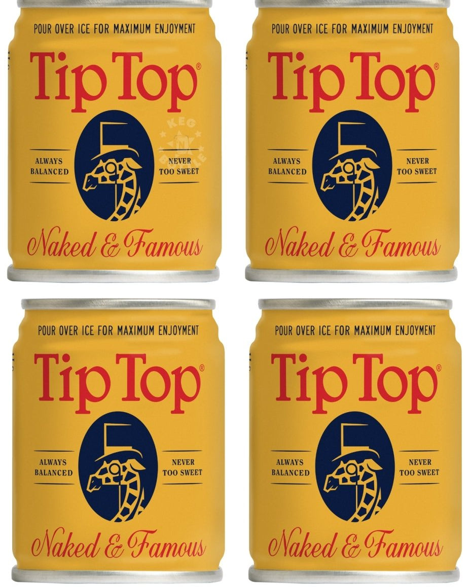 Tip Top Naked & Famous Mezcal Cocktail - 4 Pack (100 ml)