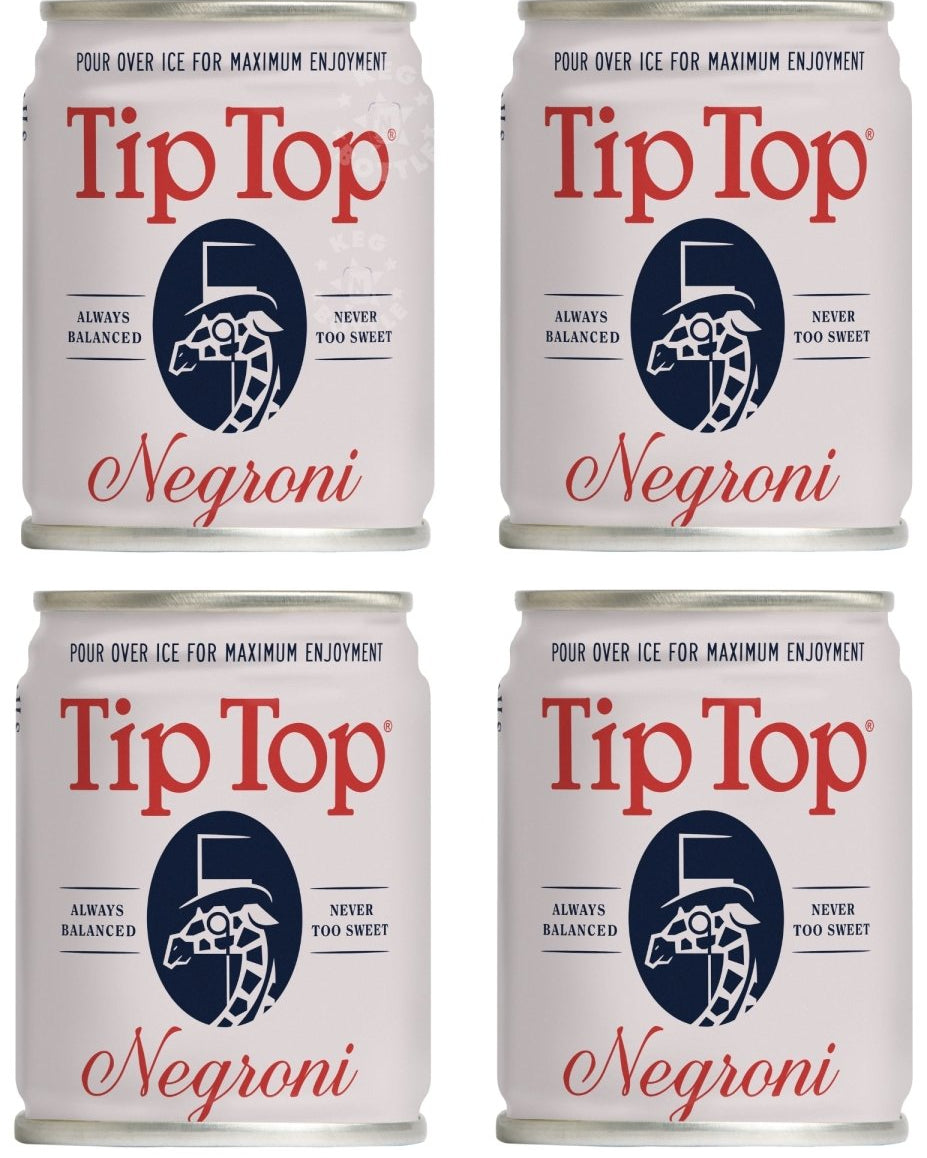 Tip Top Negroni Gin Cocktail - 4 Pack (100 ml)