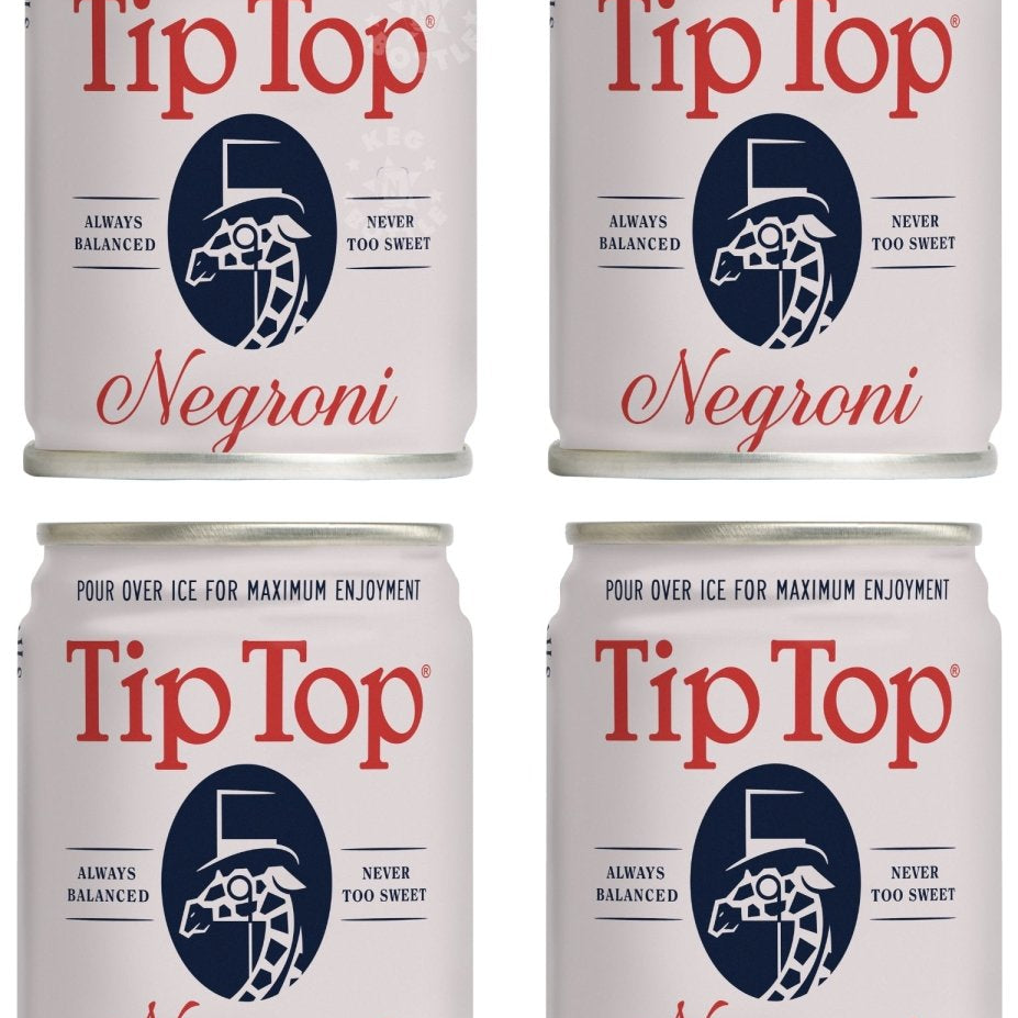 Tip Top Negroni Gin Cocktail - 4 Pack (100 ml)
