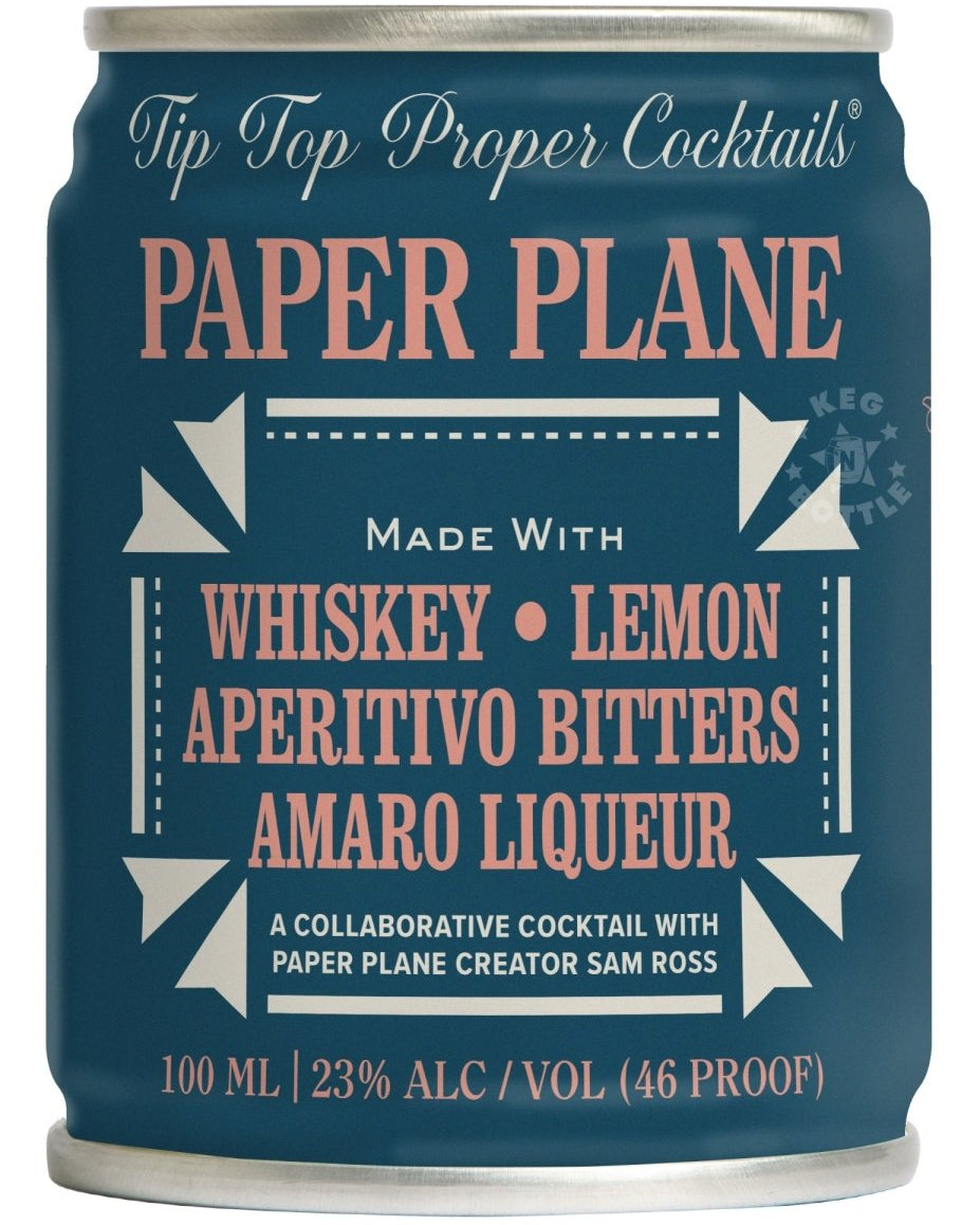 Tip Top Paper Plane Cocktail - 4 Pack (100 ml)