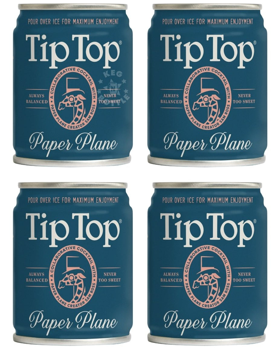 Tip Top Paper Plane Cocktail - 4 Pack (100 ml)