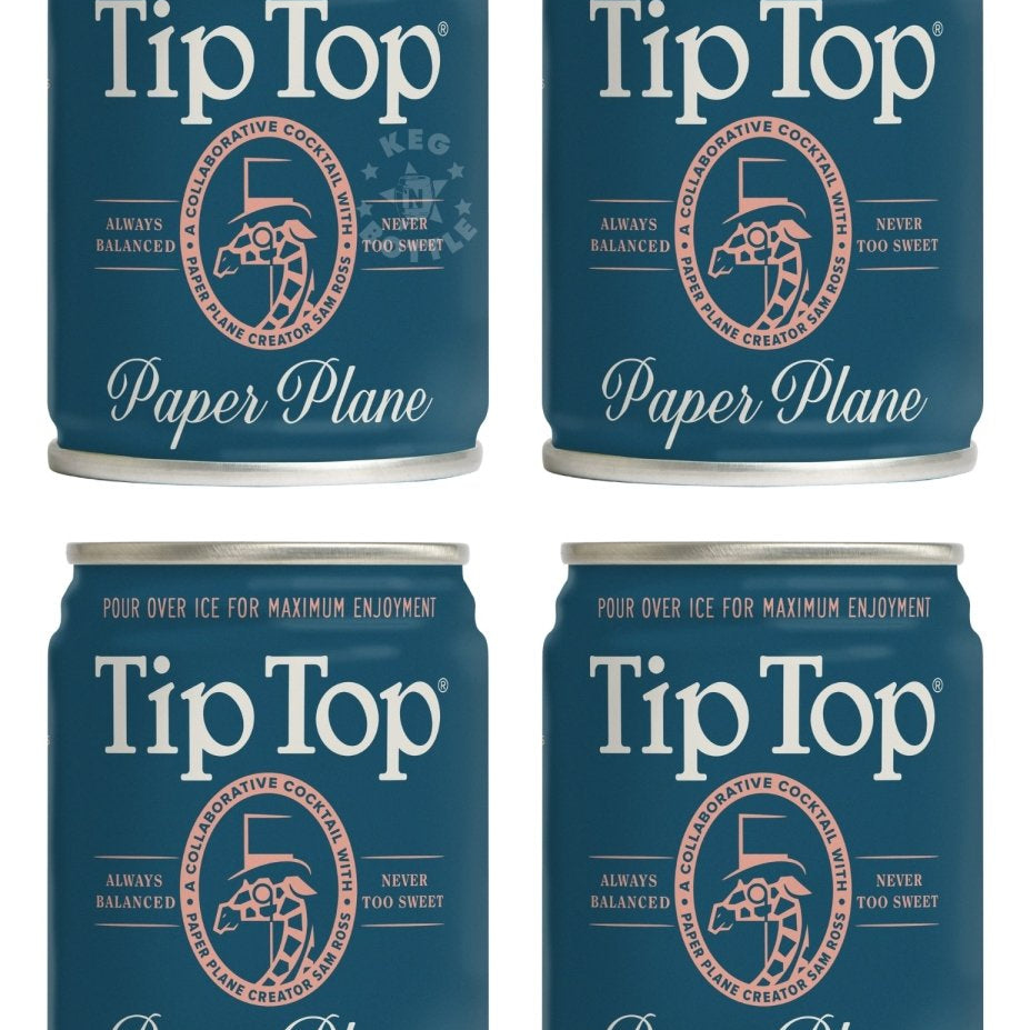 Tip Top Paper Plane Cocktail - 4 Pack (100 ml)