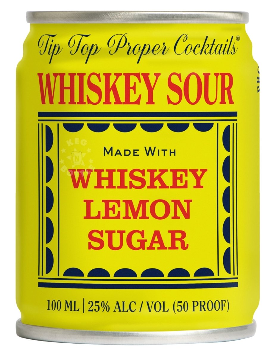 Tip Top Whiskey Sour Cocktail - 4 Pack (100 ml)
