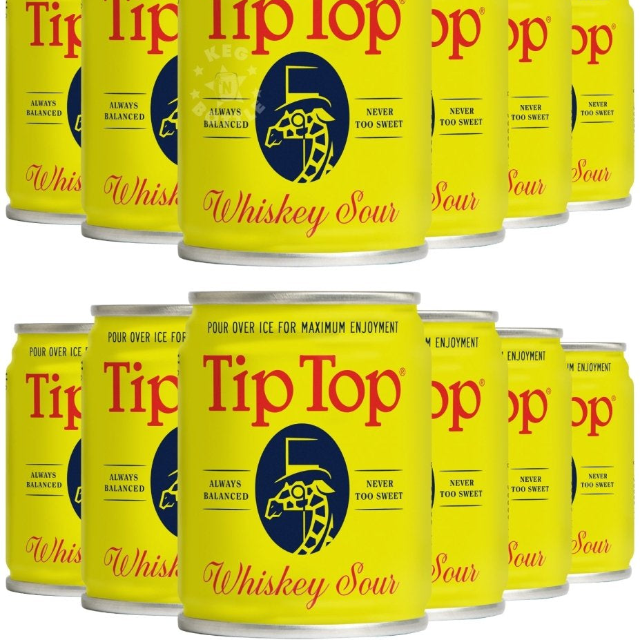 Tip Top Whiskey Sour Cocktail - 12 Pack (100 ml)