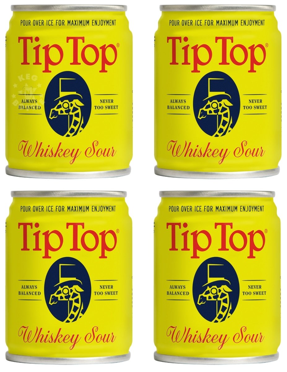 Tip Top Whiskey Sour Cocktail - 4 Pack (100 ml)