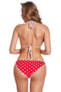 Red and White Polka Dot Bikini