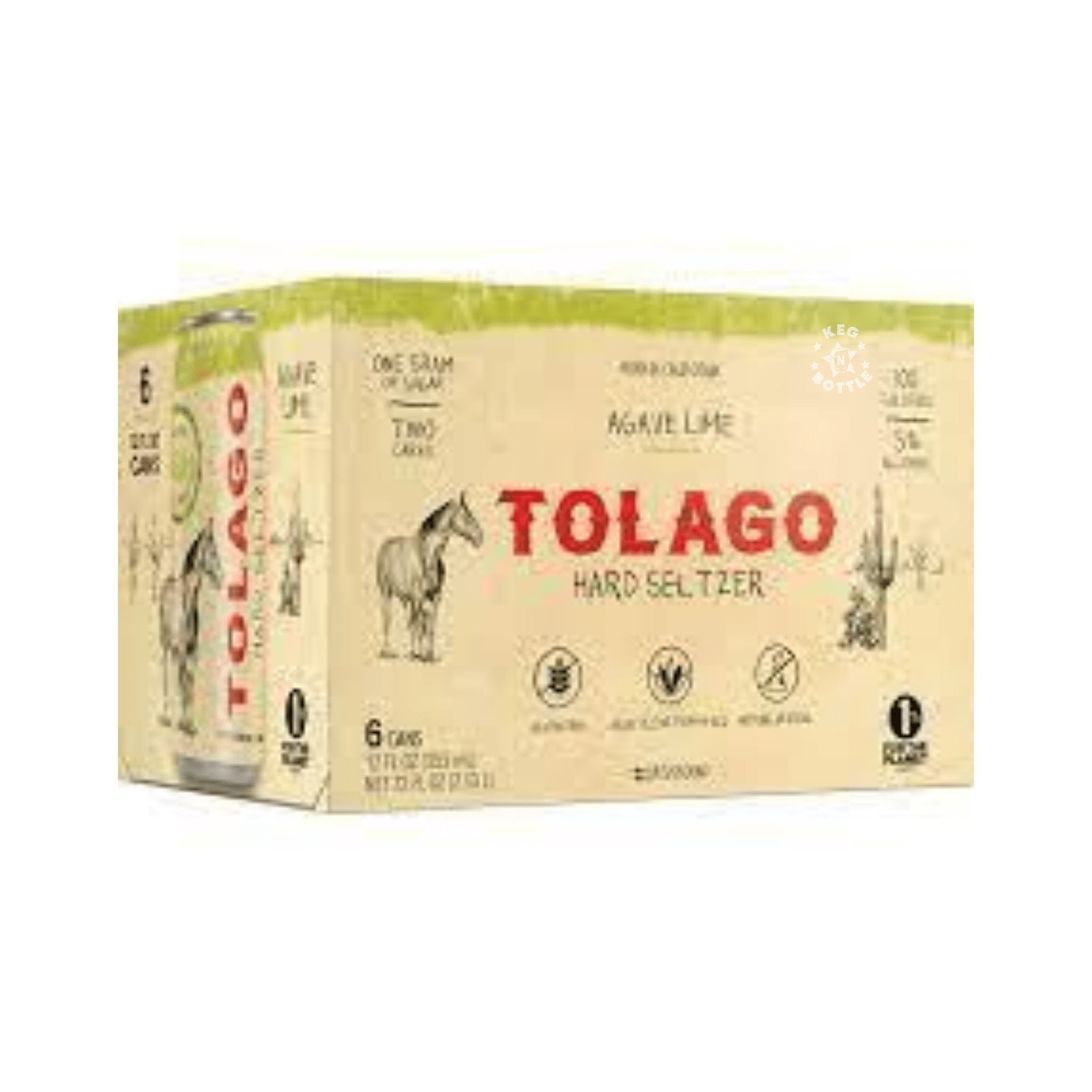Tolago Agave Lime Hard Seltzer (6 Pack)