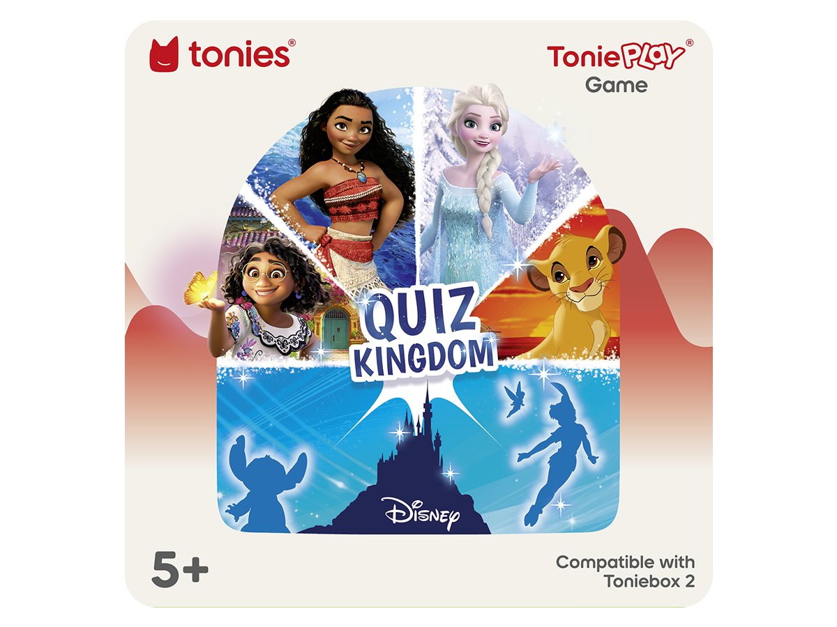 Tonies - Tonieplay Disney Knowledge Quiz Kingdom English Toniebox 2 Game