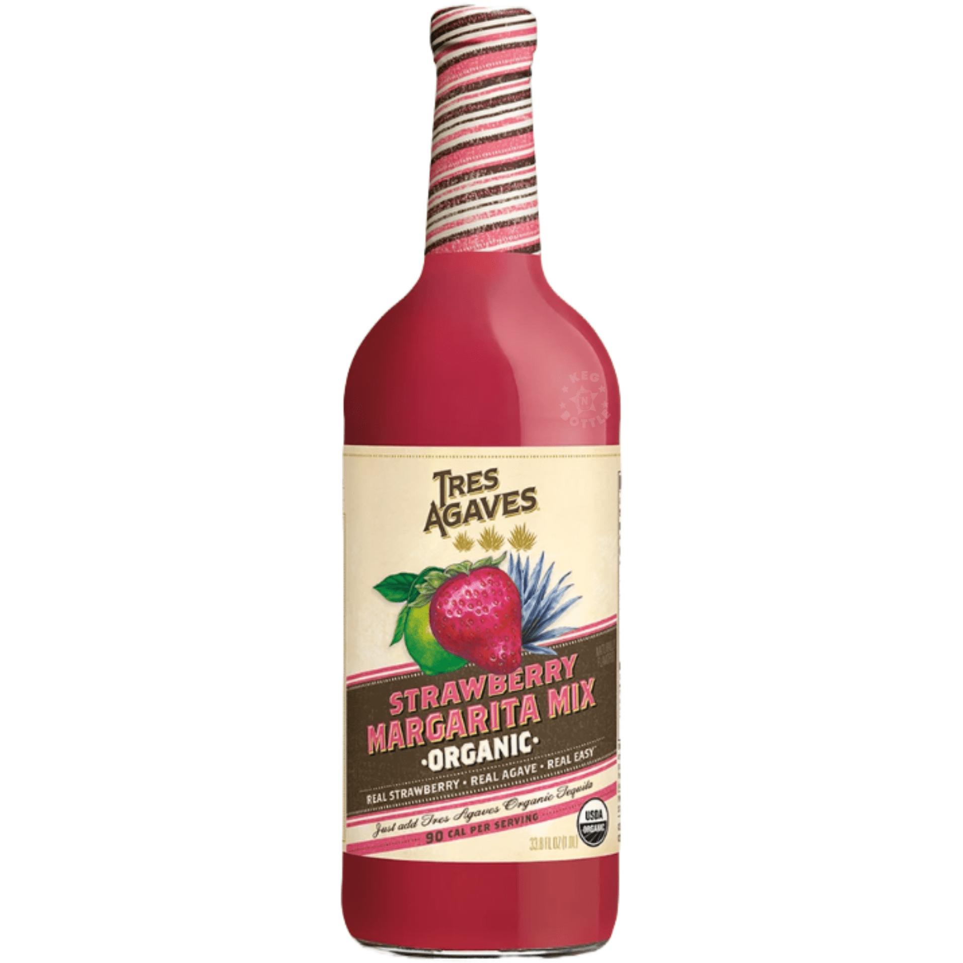 Tres Agaves Organic Strawberry Margarita Mix (1 L)