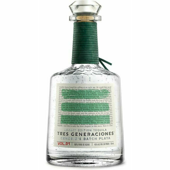 Tres Generaciones Cenobio's Batch Plata (750 ml)