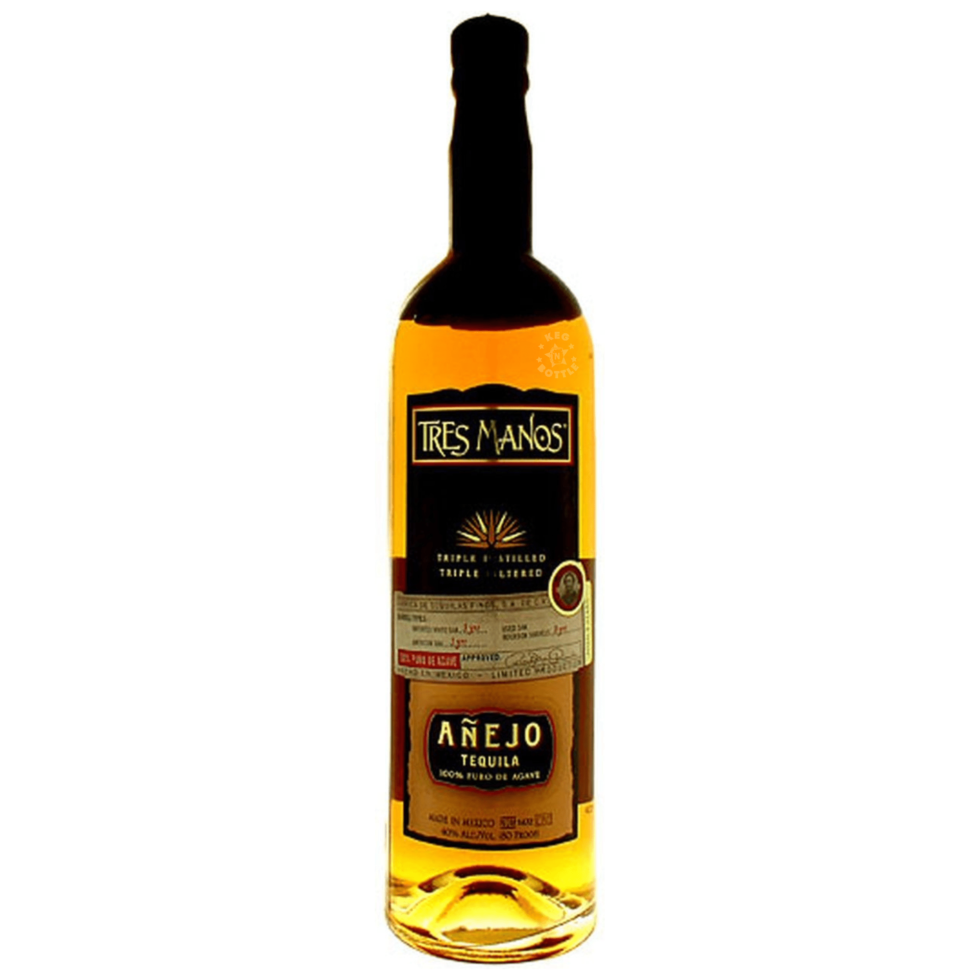Tres Manos Anejo Tequila (750 ml)