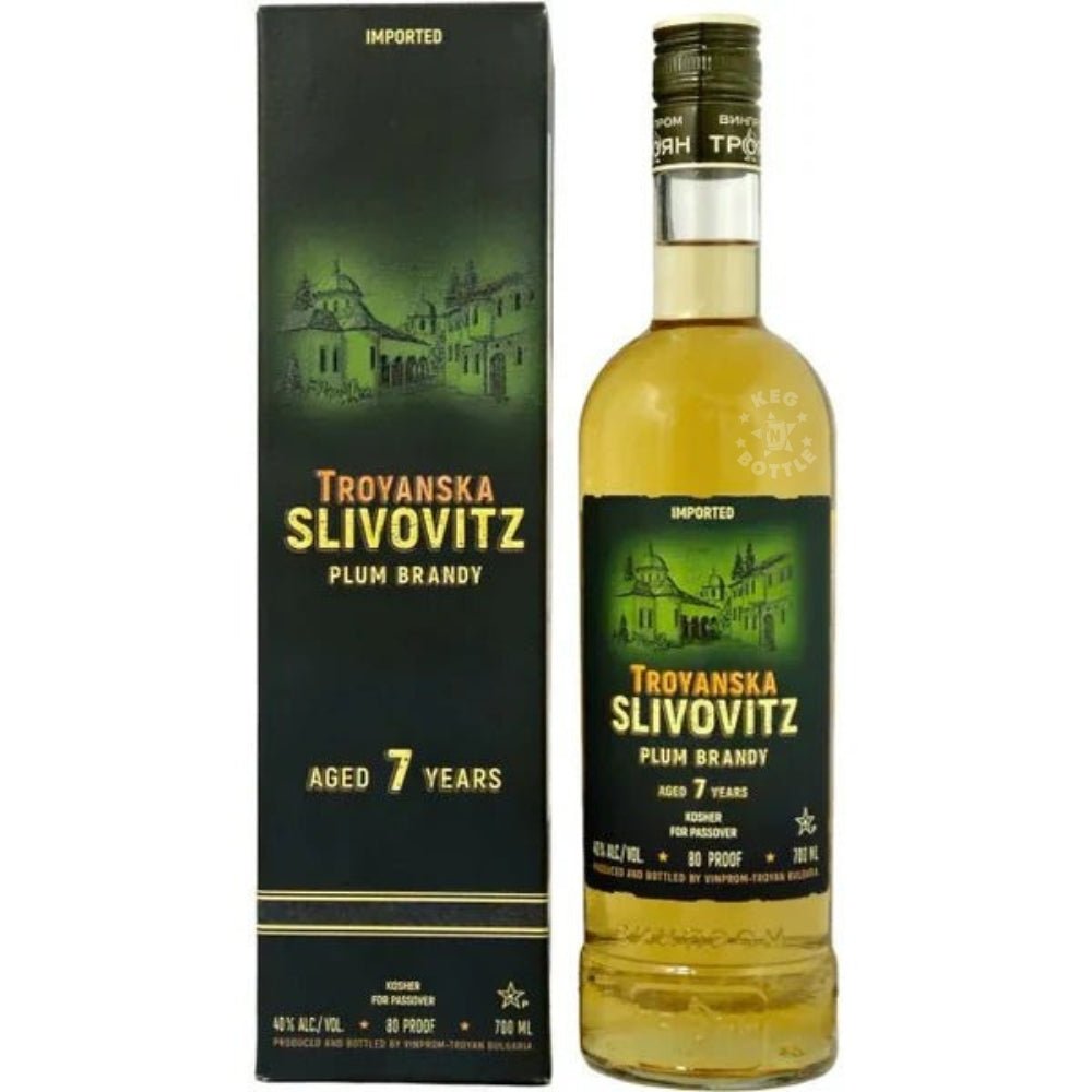 Troyanska 7 Year Slivovitz Bulgarian Plum Brandy (700mL)