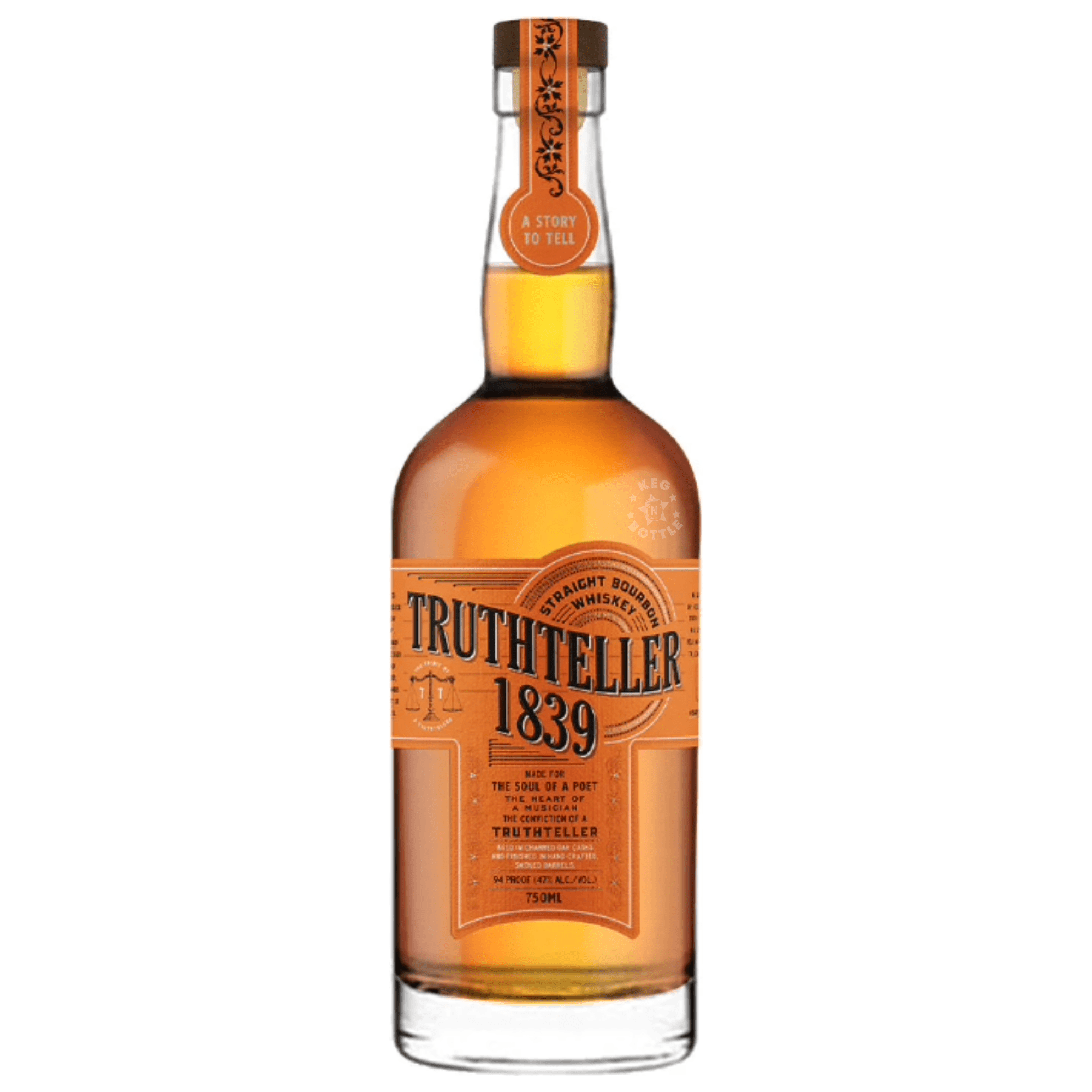 Truthteller 1839 Texas Straight Bourbon Whiskey (750 ml)