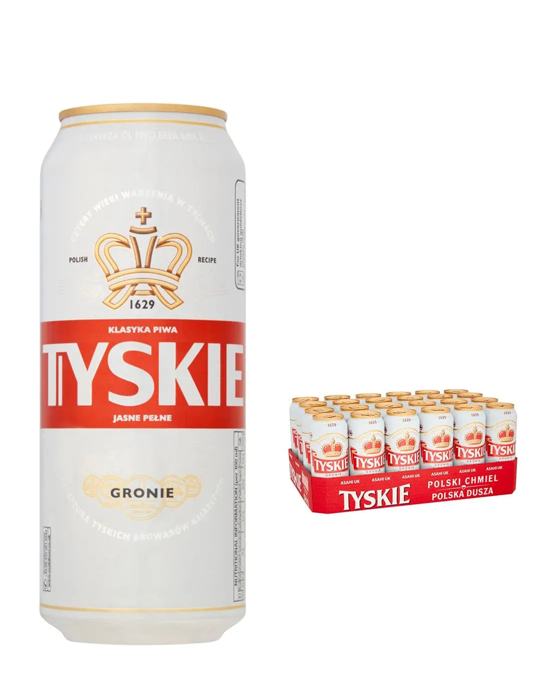 Tyskie Premium Lager Multipack, 24 x 500 ml