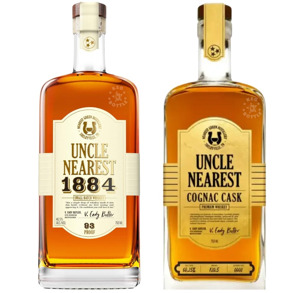 Uncle Nearest 1884 Small Batch & Cognac Cask Whiskey Bundle (2 x 750 ml)