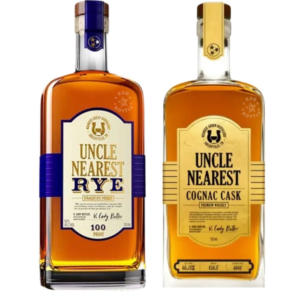 Uncle Nearest Rye & Cognac Cask Whiskey Bundle (2 x 750 ml)