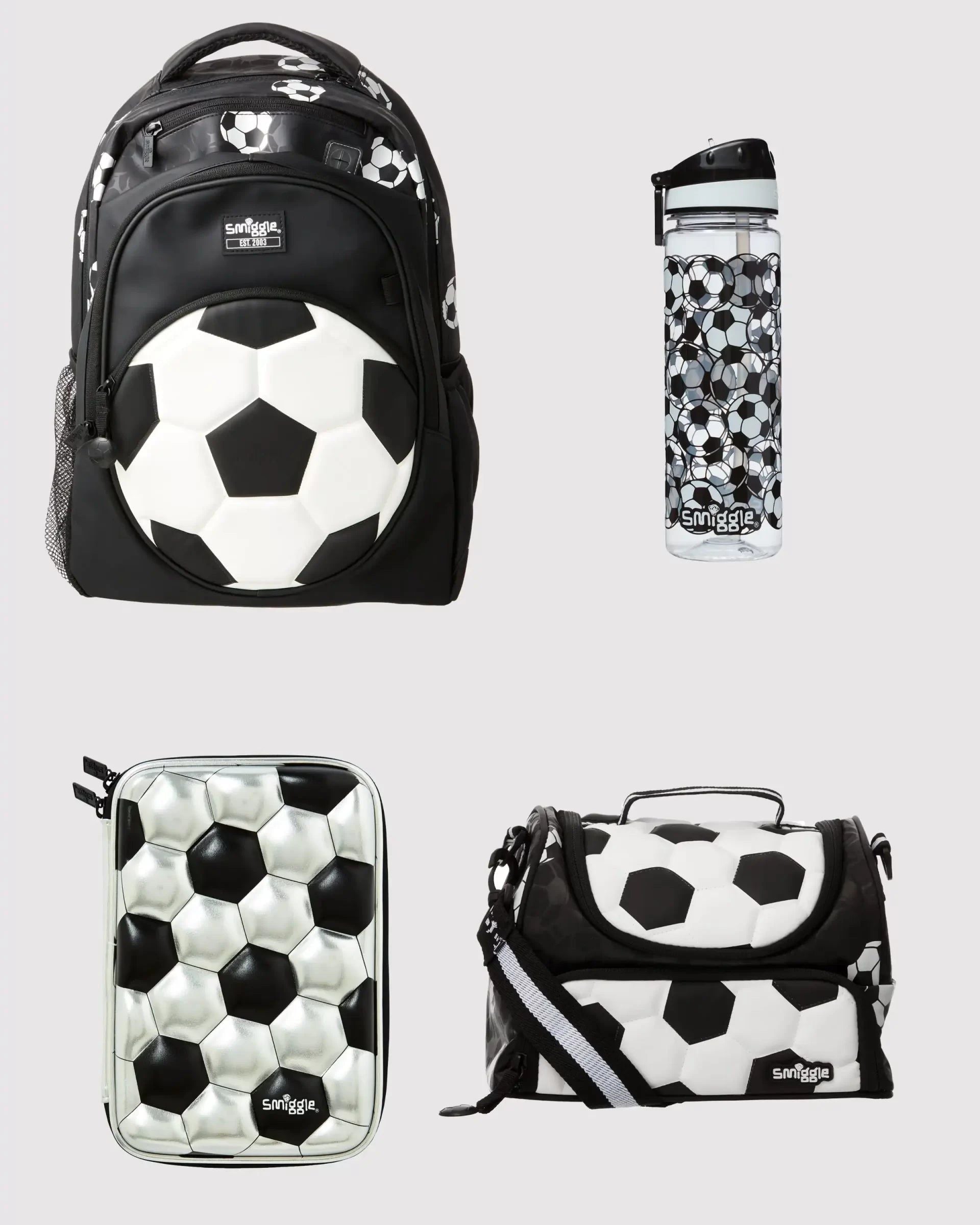 Smiggle - Goal 4 Parçalı Okul Çantası Seti 